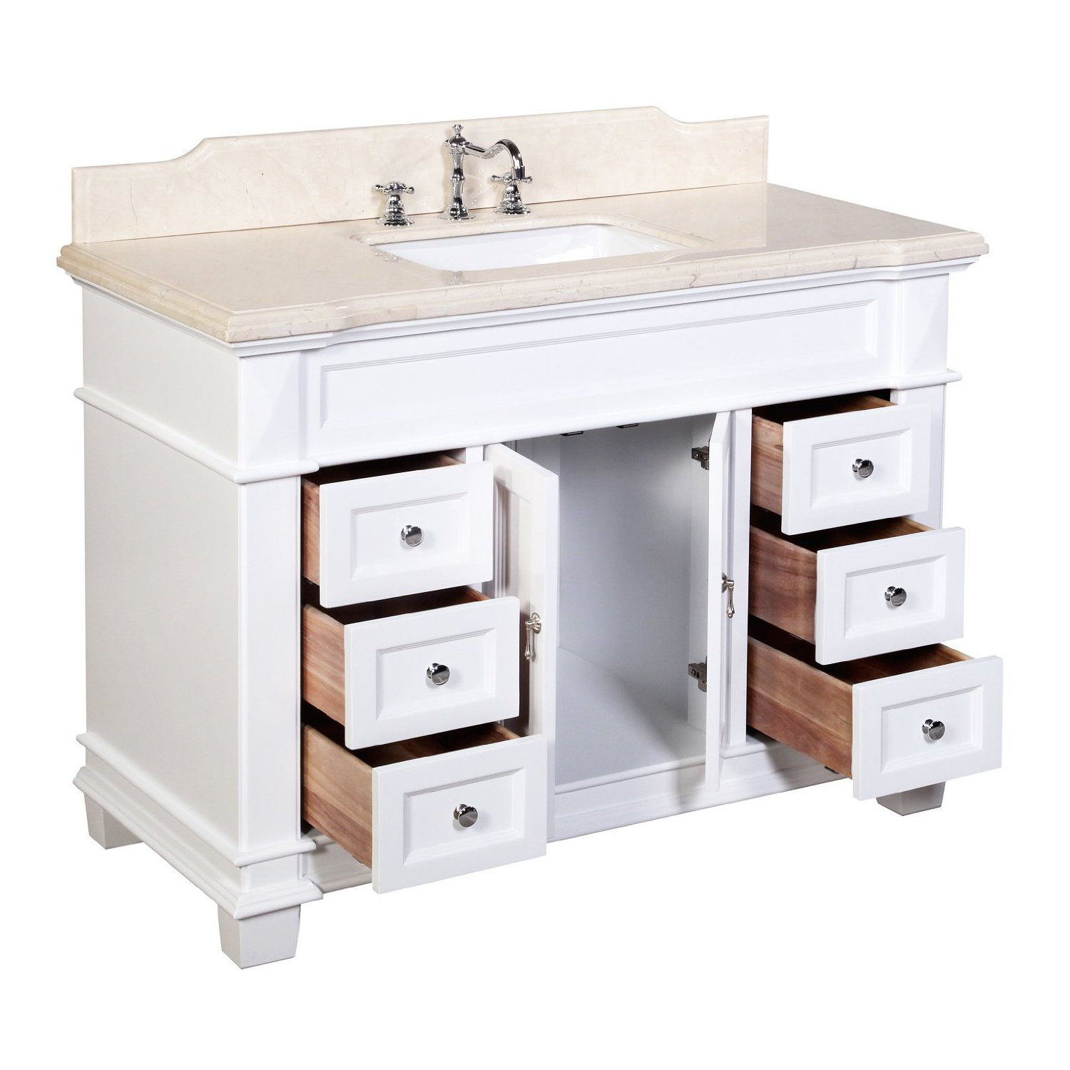 KBC Elizabeth 48" Single Bathroom Vanity Set & Reviews Wayfair